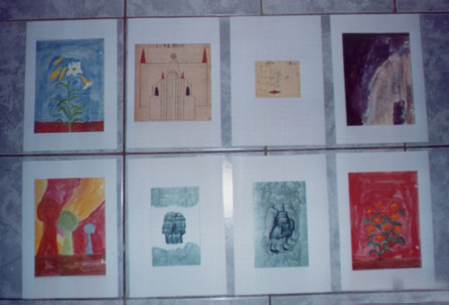 Cópias de pinturas para os livros de poesia - 1985/ 1986/ 2002